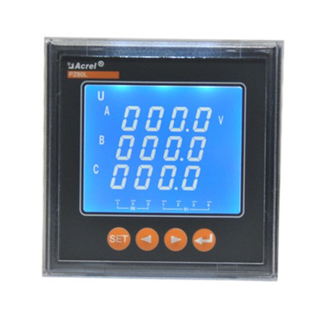安科瑞PZ42L-E4/H智能数显多功能仪表带谐波测量开孔108*108mm