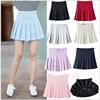 Summer skirts 2020 new pattern Women's wear Korean Edition Paige Pleated skirt Short skirt College wind Solid a word Tennis Half skirt