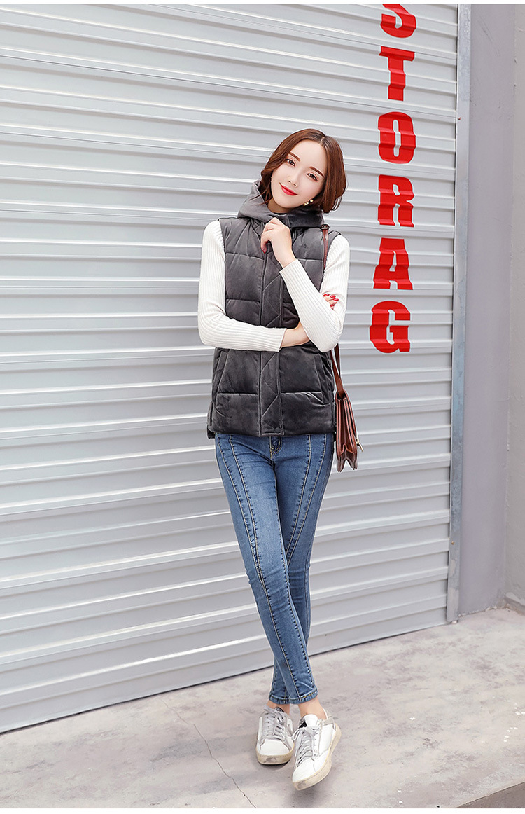 Gilet femme en Velours d or - Ref 3317509 Image 25