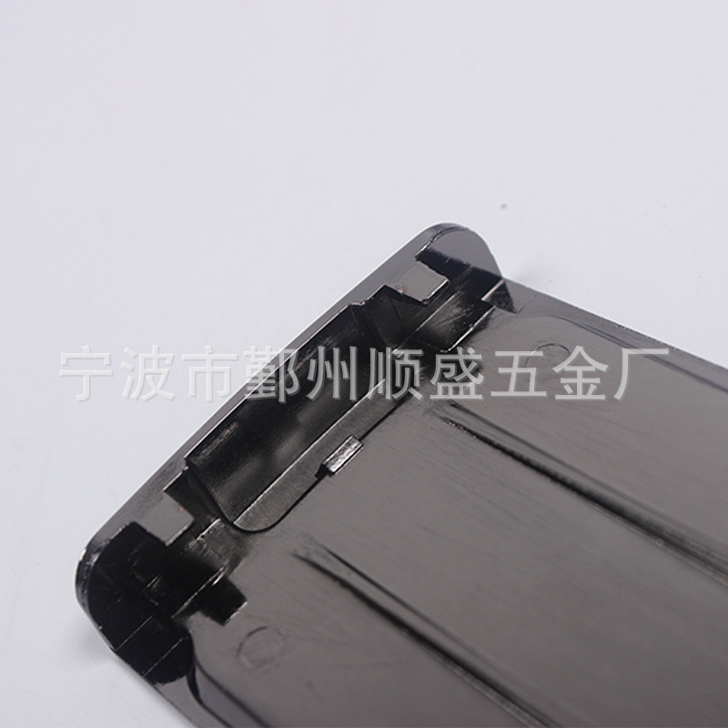 锌合金压铸智能锁滑盖枪黑 锁具配件 滑盖锌合金压铸加工
