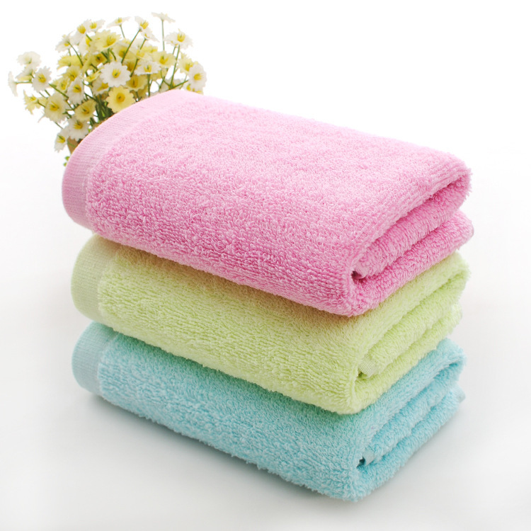 40g 50g 60g 21 yarn plain towel labor protection household face towel hotel bath disposable towel Rag