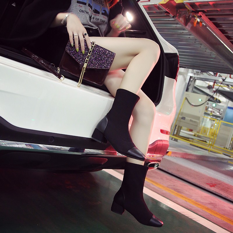 Bottes femme en PU artificiel - Ref 3355205 Image 9