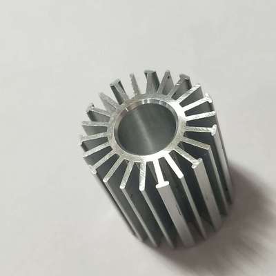 Manufactor CNC machining Customized circular Heatsink High-end circular LED radiator Sun flower Aluminum profile machining