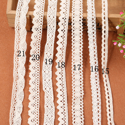 厂家直销现货批发 diy服装辅料 纯棉线窗帘蕾丝无弹花边七款可选