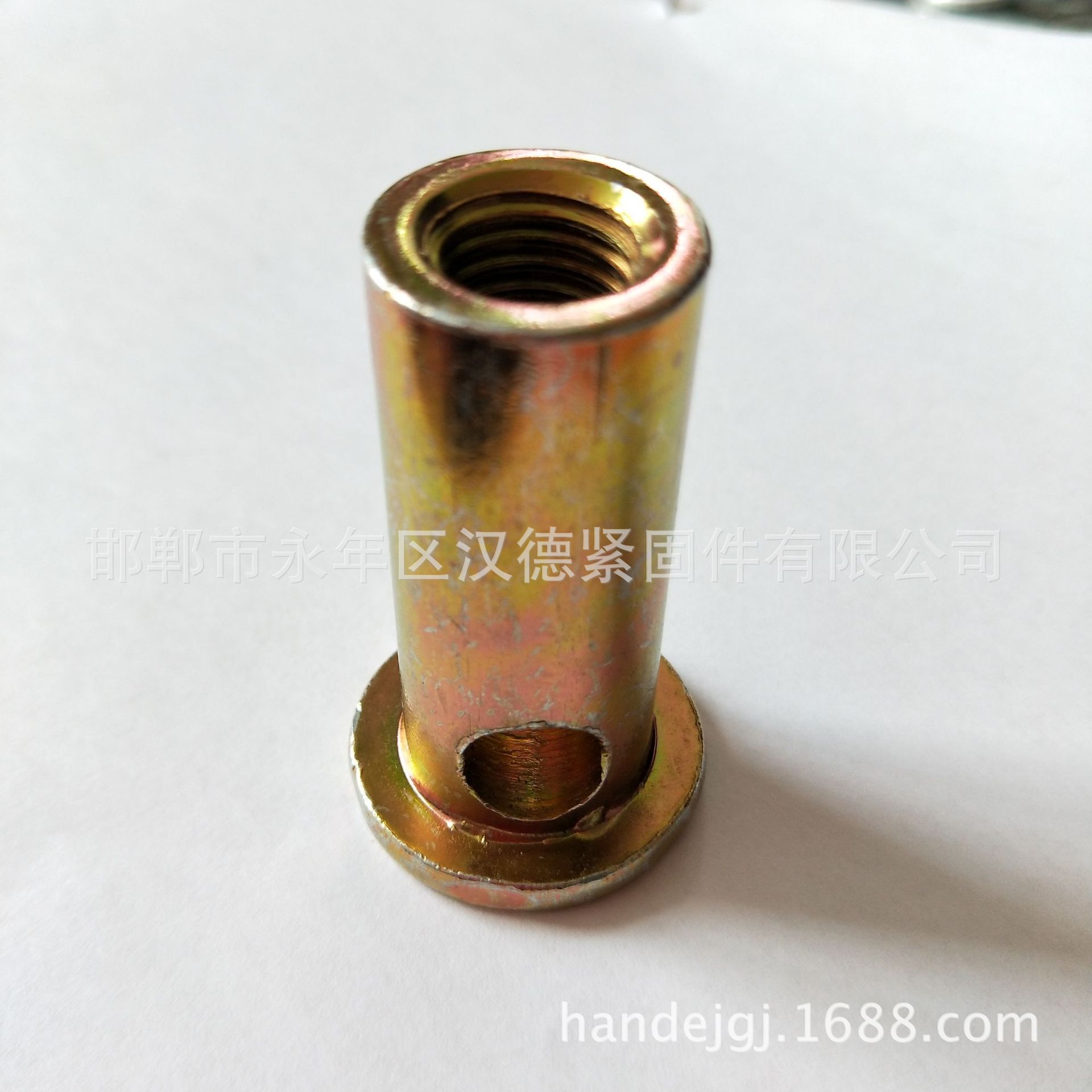 预埋套筒 S19 六角底座套筒 构件套管 螺纹钢套筒 M14*55