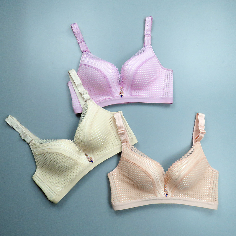 No trace Wireless Bras Lace massage Palm Cup sexy reverent Adjustment type Underwear Manufactor