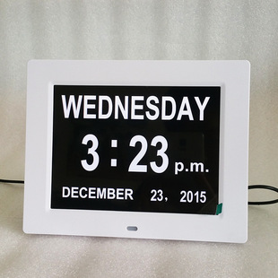 Электронный календарь, электронные цифровые часы, электронная фоторамка, 8 дюймов, Amazon