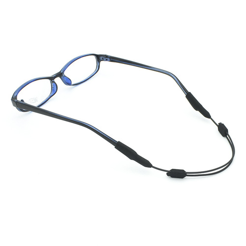 眼镜运动防滑绳 儿童眼镜固定绑带 可调节长度眼镜带硅胶防掉绳子