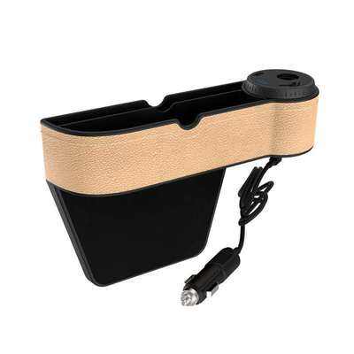 Car Seats storage box Car Accessories new pattern usb digital display Charger chair Crevice vehicle Storage box