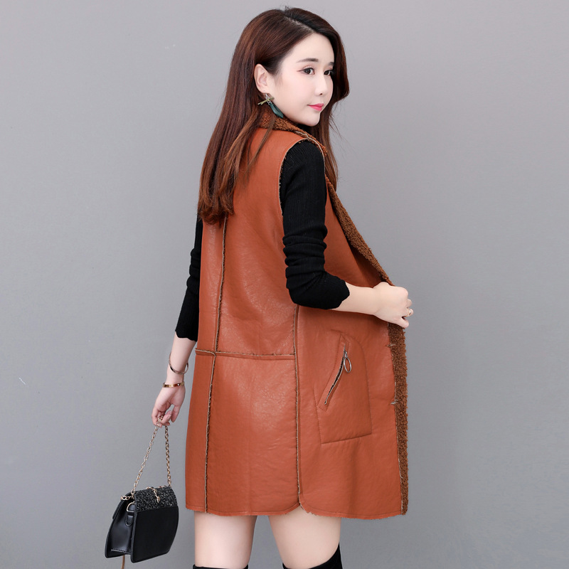 Gilet femme en Cuir PU - Ref 3318518 Image 4