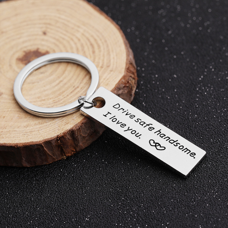 New Style Keychain With Letters Drive Safe Handsome I Love You Wholesale Nihaojewelry display picture 7