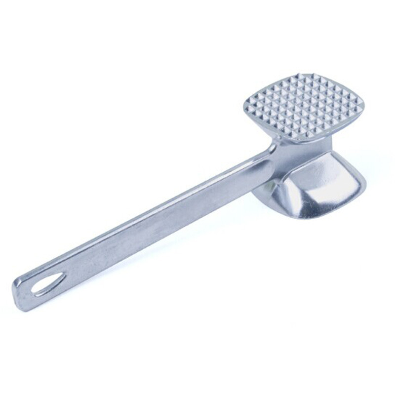 敲肉锤牛排锤松肉锤全铝锤肉排捶大号双面猪排锤  250G|ms