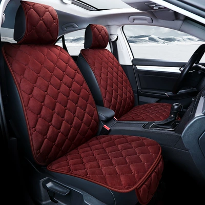 warm single cushion car seat cushion | Wool pad