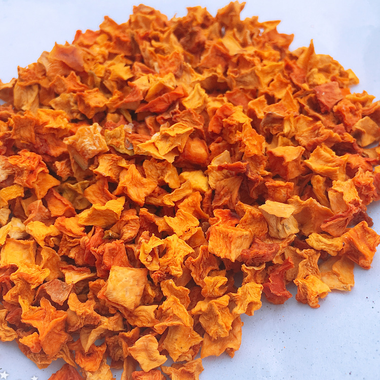 Dried Pumpkin Granules (Cucurbita moschata) — Air-Dried Food-Herb Cubes for Tea & Soup in use