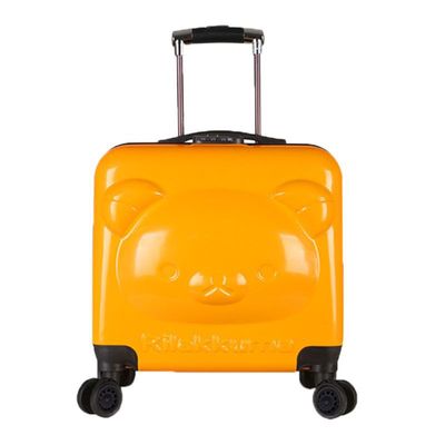 儿童拉杆箱卡通立体小熊18寸行李箱万向轮旅行登机箱礼品logo定制