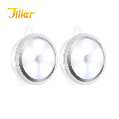 10 Light sensor lights LED indoor infra-red Nightlight 2PACK Body induction lamp 3-5M Range night light