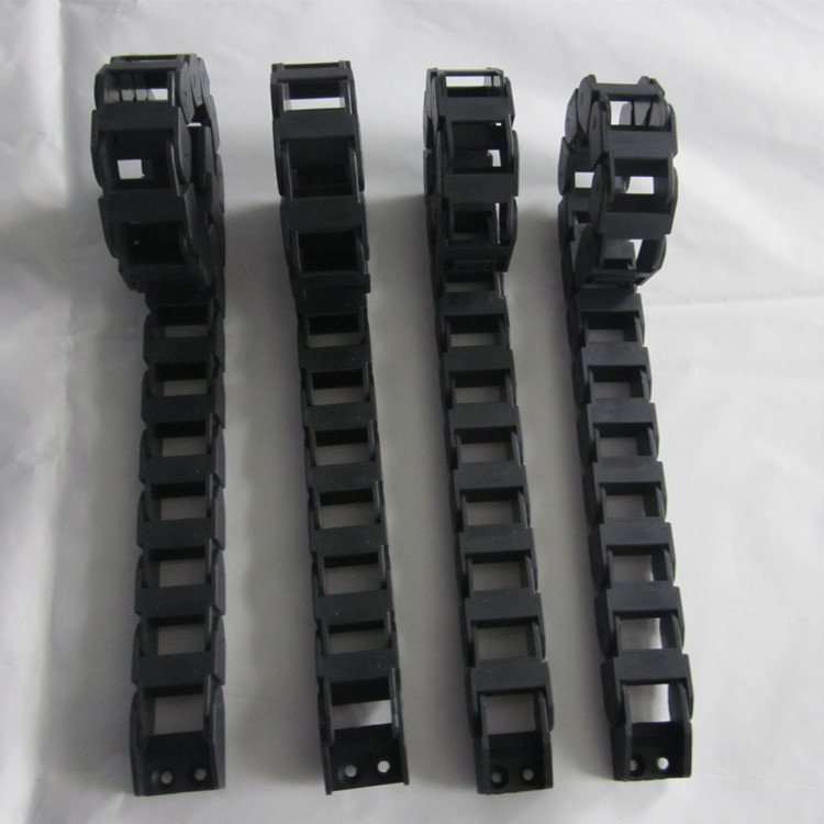 “口”字型拖链“10X10桥式塑料拖链”精密机械线缆拖链-灵活耐用