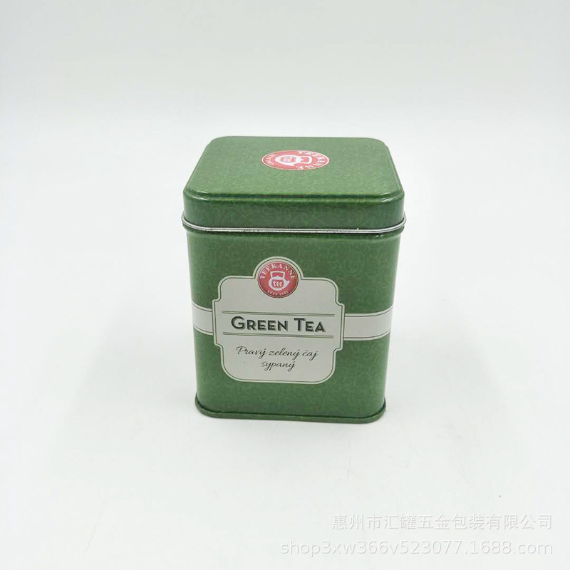 厂家定制马口铁精致锣底正方形茶叶包装铁盒茶叶包装罐