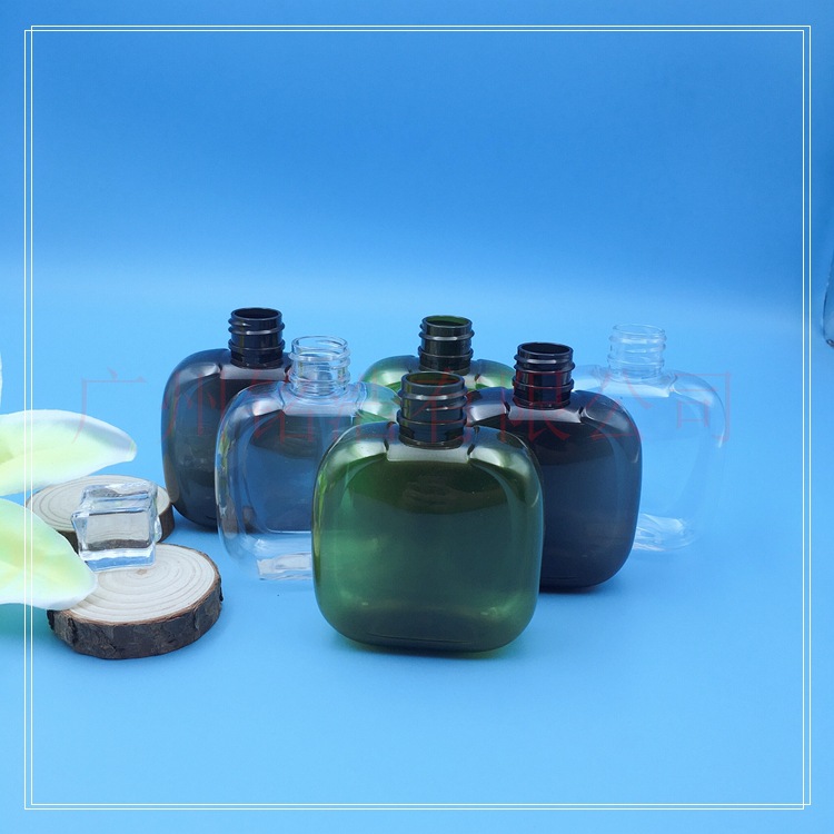 批发100ml漱口水瓶化妆品分装瓶沐浴露洗发水塑料瓶护肤品分装瓶