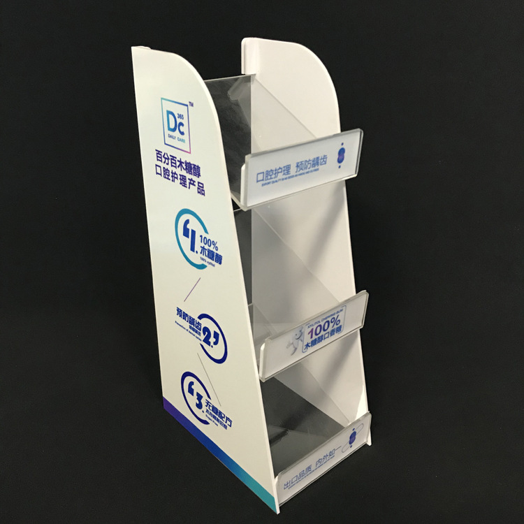 超市收银台PDQ口香糖 亚克力展示架副食品展示架陈列架