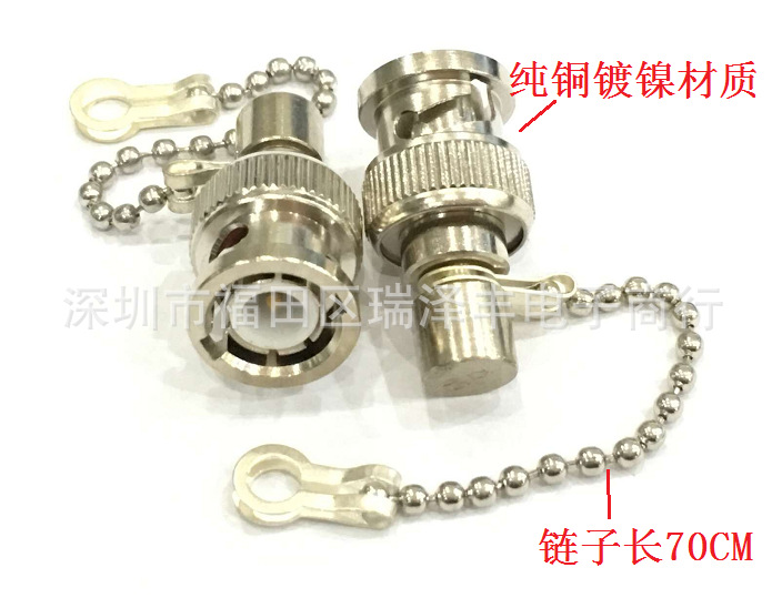 纯铜TERMINATIONS同轴终端负载BNC带卡链公头50欧姆