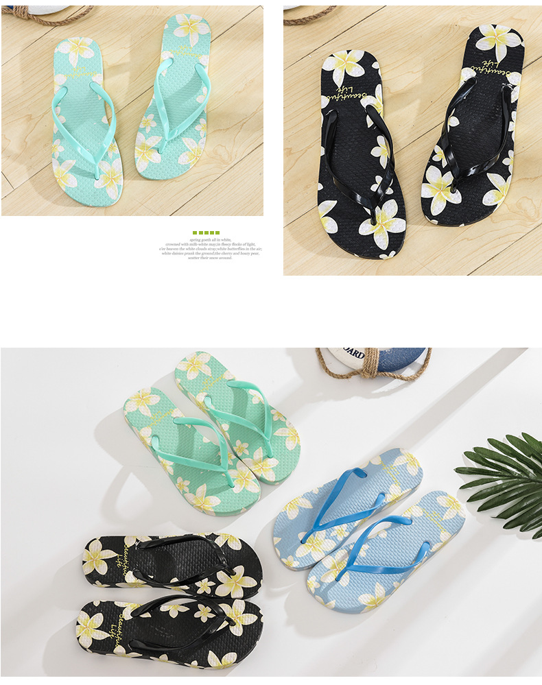 summer non-slip small floral sandals slippers  NSPE24978