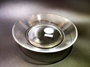 波匠钢化玻璃盘水果盘沙拉盘刺身盘玻璃浅盘耐高温玻璃盘