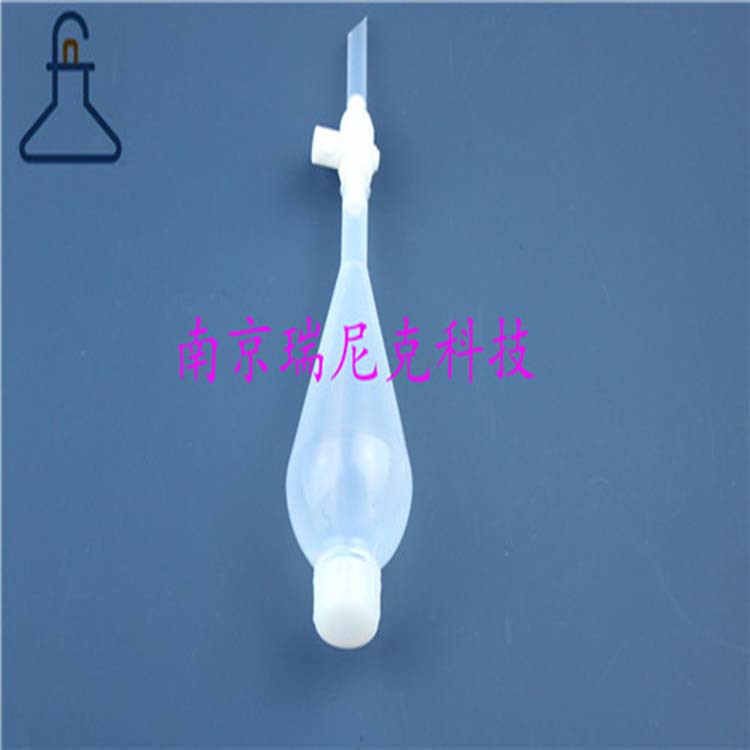 特氟龙梨型分液漏斗 可拆卸清洗漏斗 FEP125ml分液漏斗