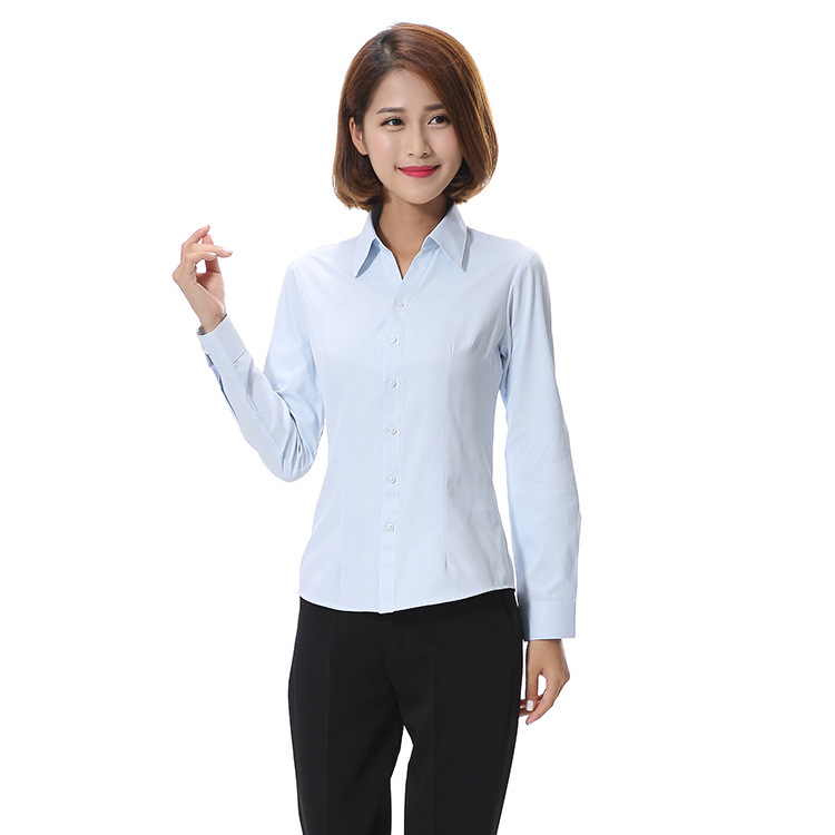 淡蓝色长袖V领女式衬衣YY1003描述7.jpg