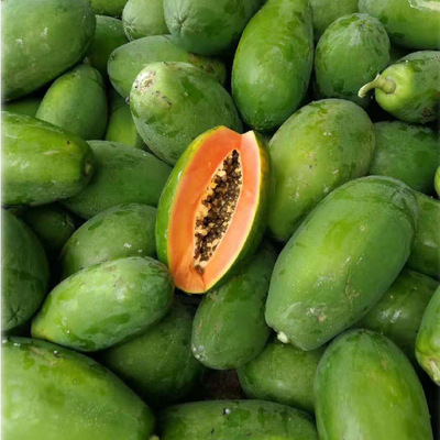 雲之萌萌果雲南現摘現發新鮮水果牛奶木瓜紅心木瓜   新鮮木瓜