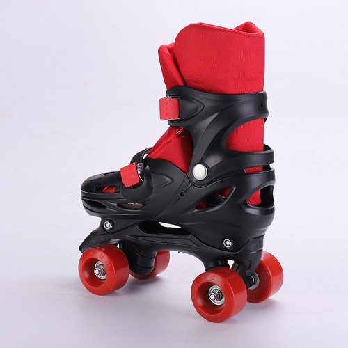 Factory direct supply children's buckle double row roller skating adult inline skates set roller skates double row roller skates 