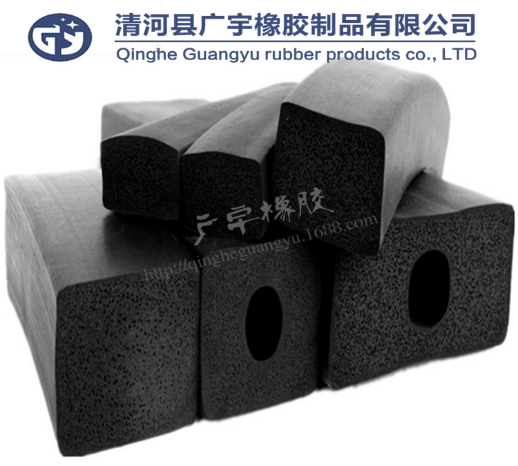 厂家供应  密封条 三元乙丙橡胶条 EPDM发泡密封条 EPDM海绵条等