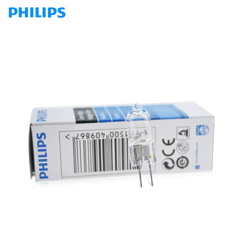 Philips проекторная лампа, лампочка, галогенная для микроскопа, 6В, 20Вт