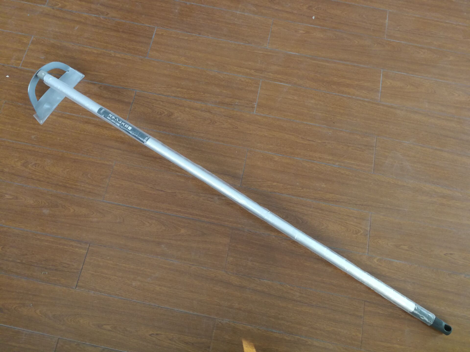 Quenching all steel wooden handle standing sickle, hollow hoe, long handle window hoe 1.2 meters, semi-circular T-shaped hoe, weed removal hoe head 