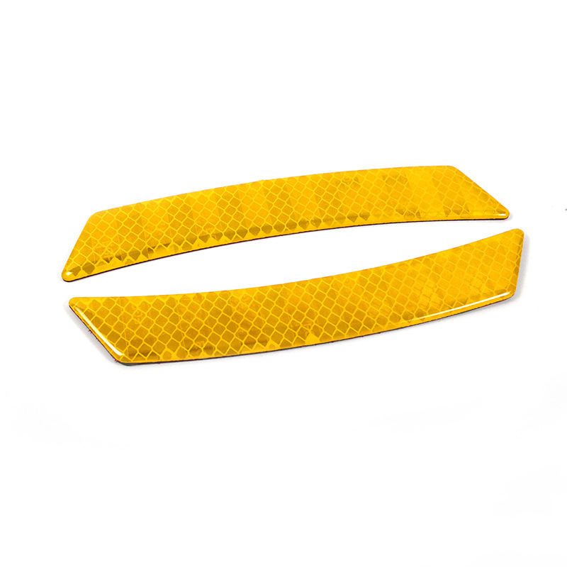 WRC carbon fiber door anti-collision rubber strip anti-scratch strip anti-scratch strip practical 4-piece anti-collision sticker