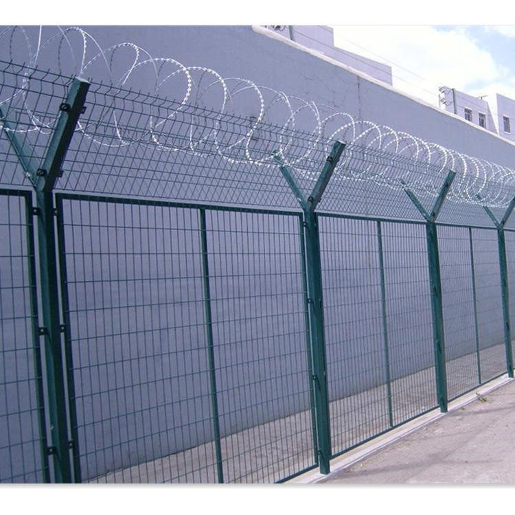 监狱护栏网 防攀爬能力强看守所刺绳护栏网 监狱框架护栏网
