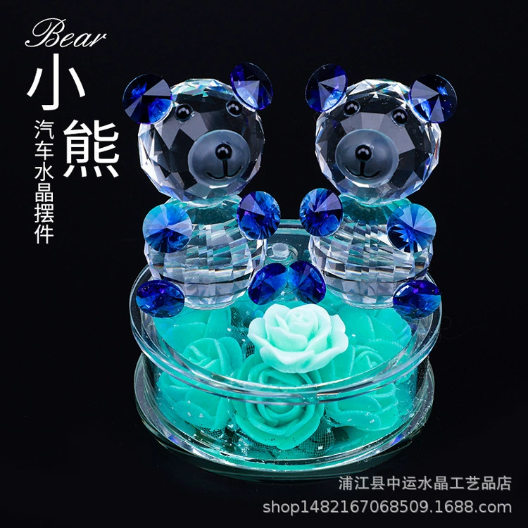 Автомобильные принадлежности кристалл медведь милый автомобильный парфюм украшения автомобильные аксессуары украшение для дома и гостиной подарок любовнику