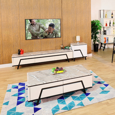 客厅家具实木电视柜茶几餐厅家具大理石面餐桌现代简约家具可混批