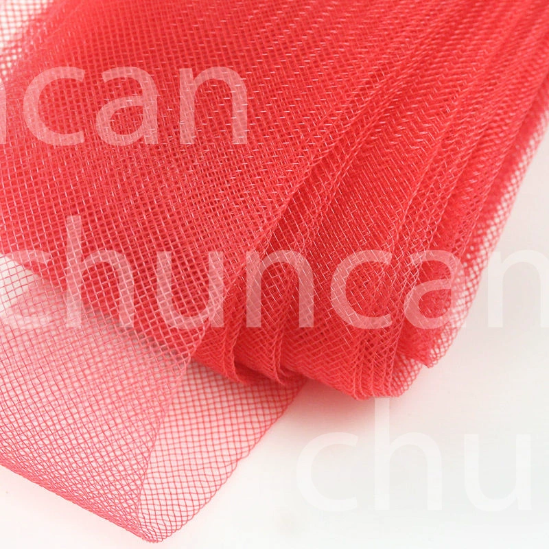 4cm elastic stretch mesh with horsehair fishbone tulle wedding Latin dance headpiece accessory