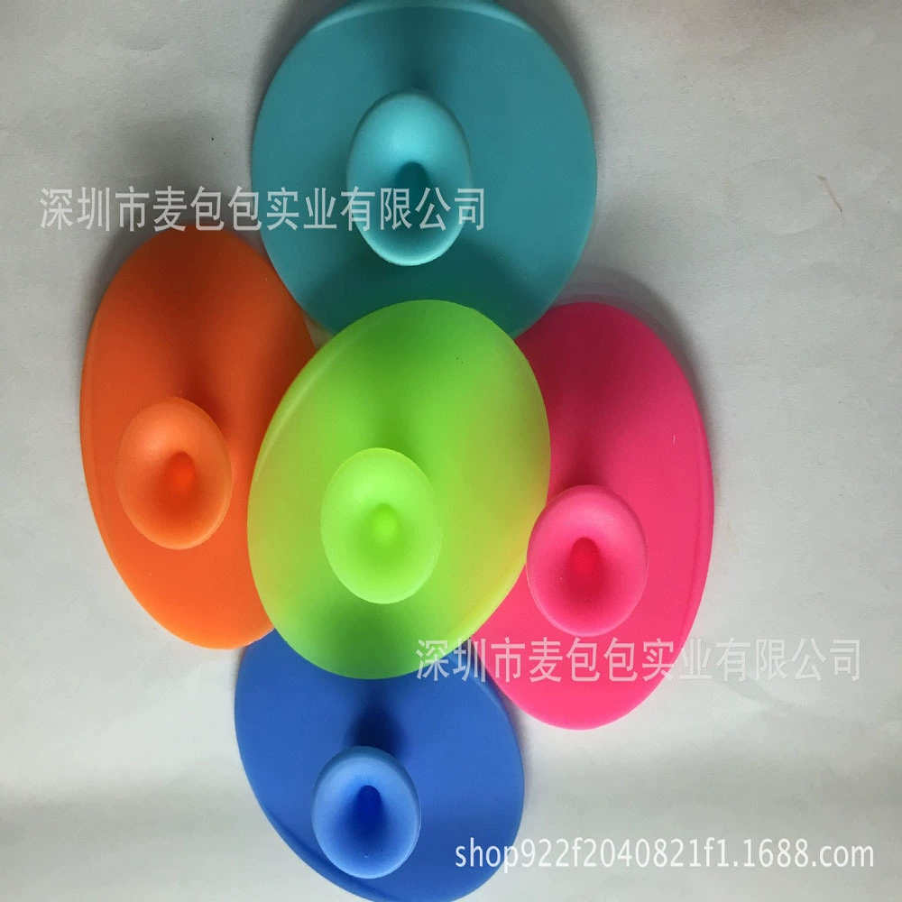Factory custom solid color silicone face brushing pasteless traceless waterproof water wash face brushing foreign trade