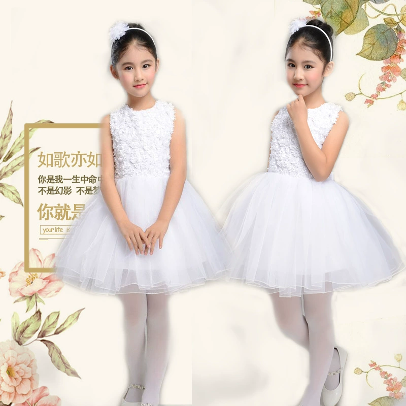 Поколение 2018 года Внешняя торговля Детское свадебное платье Платье принцессы с бантом для девочек платья костюмы детская одежда