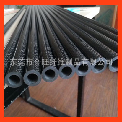 3k平纹亮光碳纤维管，模型、建材用3k碳管/金旺碳纤维管材定制