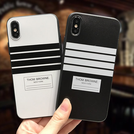 vivox21手机壳iphone6S潮牌条纹男女款个性创意6P防摔软8硅胶套