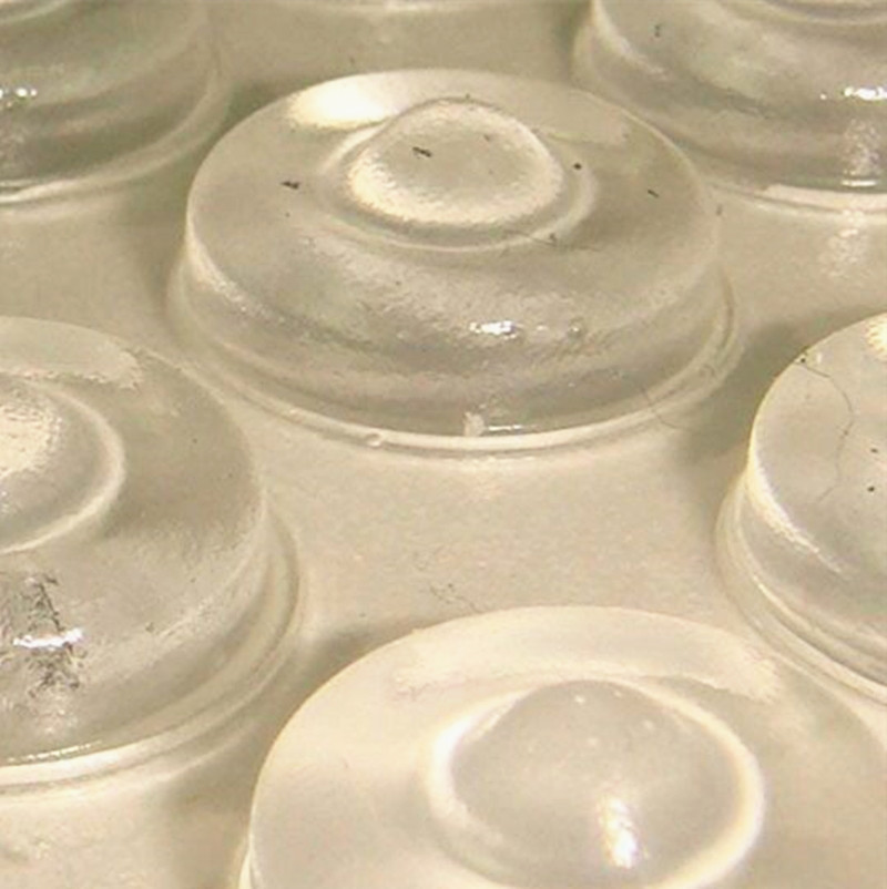 3/M透明玻璃脚垫 半球形防震防撞自粘硅胶垫 13*5.5凸点防滑胶粒