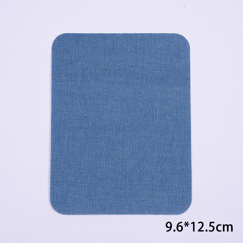 Leather -back gel without trace large patch sticker blue denim piercing holes supplement jeans clothes to repair elbow elbow