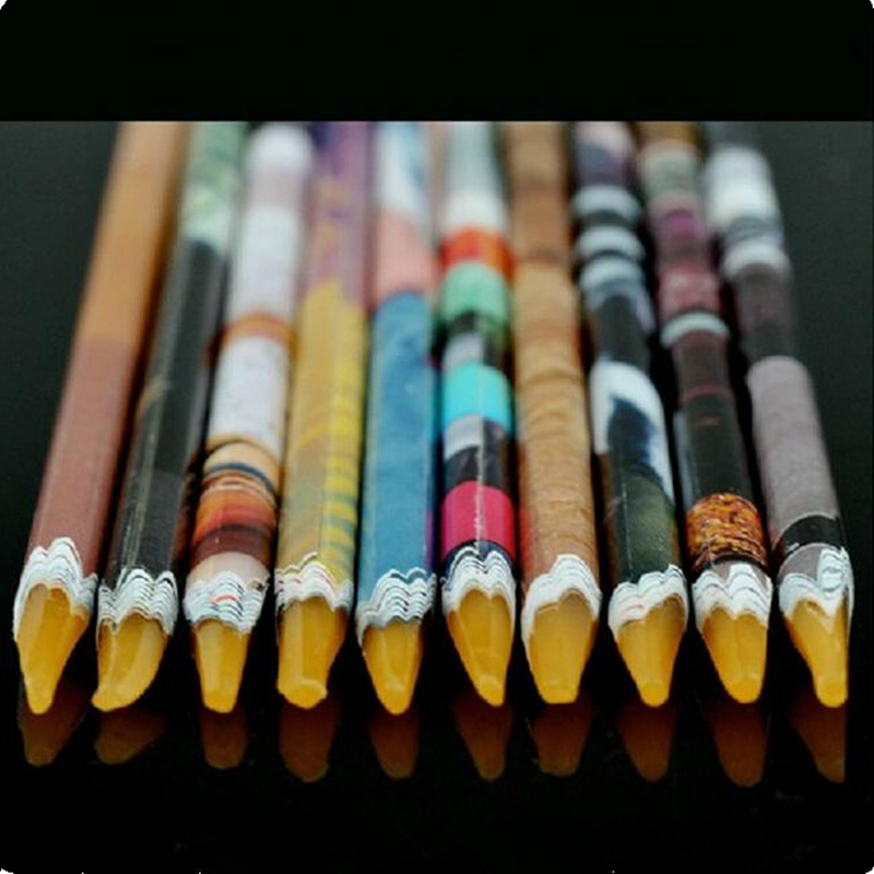 Fabiyan taladro lápiz crayón herramientas de uñas viene con taladro pegajoso pluma amarillo corazón pegajoso taladro pluma fábrica en stock