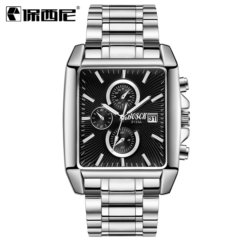 Черный стальной ремешок