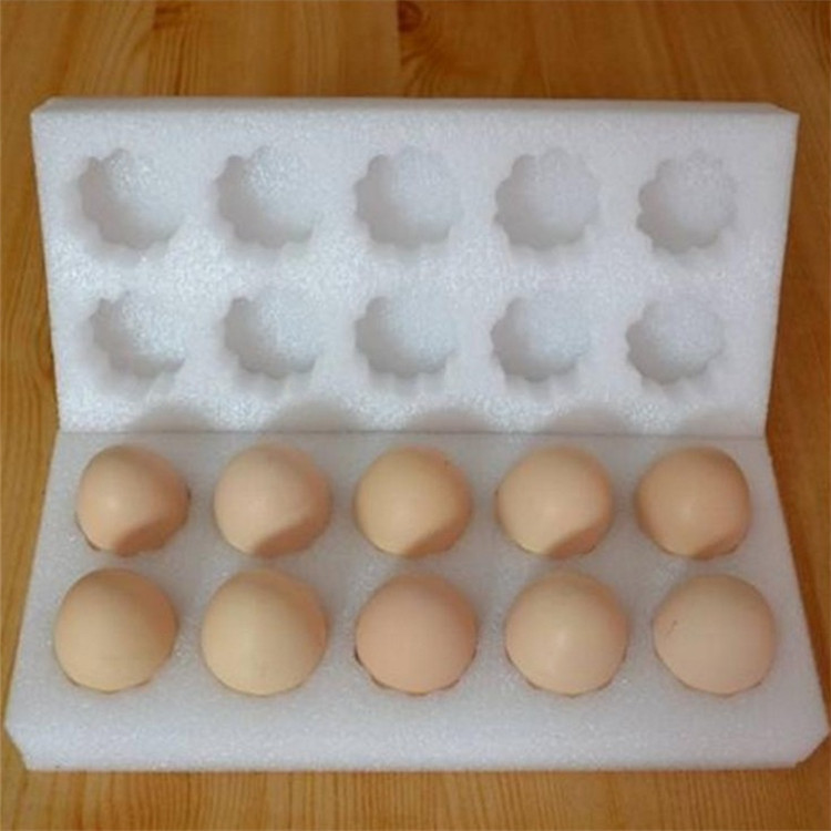厂家供应 epe珍珠棉鸡蛋托 芒果包装内衬 冲压苹果内托 白色内衬