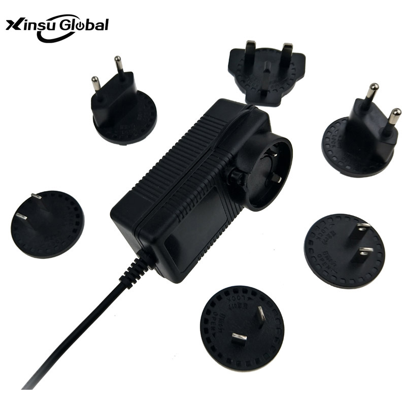 29.4V1.2A可换头充电器 多国认证 7串锂电池组转接头充电器