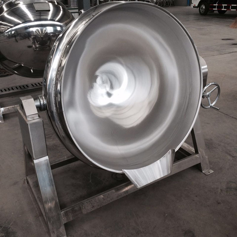 可倾式燃气加双层夹层锅 升温快速倒料方便燃气卤煮锅